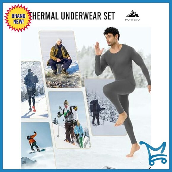 Men's Merino Wool Thermal Base Layer Set - Heavyweight & Midweight - Picture 6 of 7